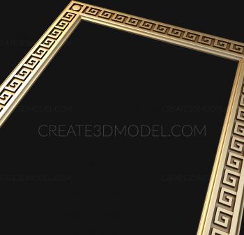 Baguette frame (RMB_0713) 3D model for CNC machine